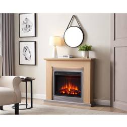 Balderia Crownflame Elektrokamin Hektor hellbraun 2000 W