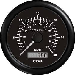 Kus GPS Log Sort, 0-60knob, 12/24v, Ø:85