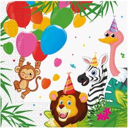 Procos Jungle Dieren Balloons Servetten (20st)