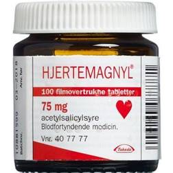 Orifarm Hjertemagnyl 75 mg Håndkøb, apoteksforbeholdt 100