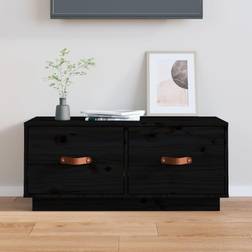 vidaXL Cabinet Black TV Bench