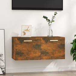 vidaXL Smoked oak Wall Cabinet