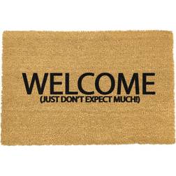 Artsy Doormats Welcome Don't Expect Much