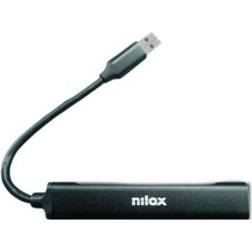 Nilox Hub 4 Ports USB 1 X 3.0 + 3 X 2.0