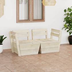 vidaXL Becrux Garden 2-Seater Sofa