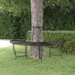 vidaXL Half Round Tree Gartenbank