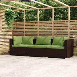 vidaXL 3-sits dynor Outdoor Sofa