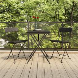 vidaXL Foldbare bistrostole 2 stk.