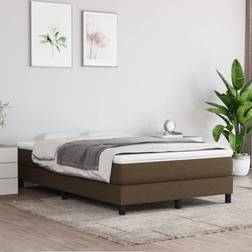 vidaXL Pocketresårmadrass mörkbrun 120x200x20 Matelas à Ressorts