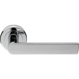 Edge Lever on Concealed Fix Round Rose Door Handle