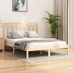 vidaXL 120x190 Small Double massivt Sengeramme