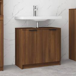 vidaXL Bathroom Cabinet Brown