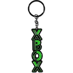 Microsoft Xbox Logo Gunmetal Metal Keychain; Black/Green Ke441854Xbx