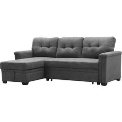 Lilola Home Woven Sleeper Sofa 84" 3 Seater