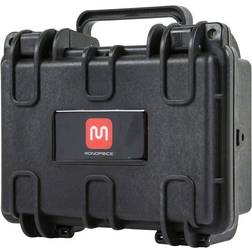 Monoprice Weatherproof Hard Case 8in x 7in x 4in With Customizable Foam, IP67, Shockproof, Customizable Name Plate