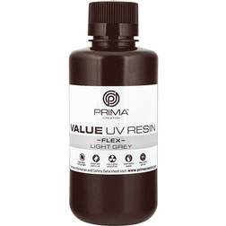 PrimaCreator Value UV/DLP FLEX resin 500 ml, lysegrå