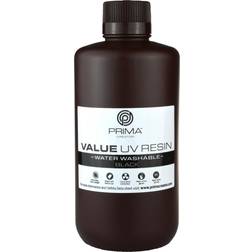 PrimaCreator Value UV/DLP vandvaskbar resin 1000 ml, sort