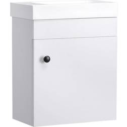 kleankin Bathroom Vanity Unit with Basin, Mounted Wash