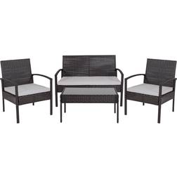 Flash Furniture Aransas 4 Outdoor Lounge Set