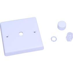 Varilight 1 gang Dimmer Switch White PVC