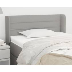 vidaXL kanter 103x16x78/88 stof Sengegavl