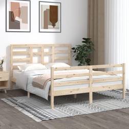 vidaXL Bed Frame without Mattress 150 x 200 cm