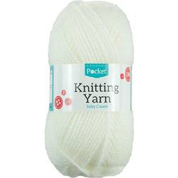 The Home Fusion Company (Baby Cream) 50g Knitting Crochet Yarns 15 Beautiful Colours To Choose White Fushia Sparkle