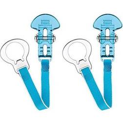 Mam pacifier Holder 2 pack White/Blue