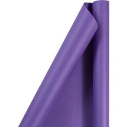 Jam Paper Purple Matte Wrapping All Occasion 25 Sq. ft 1/Pack