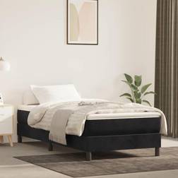 vidaXL Pocketresårmadrass svart 100x200x20 Boxmadras