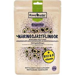 Rawpowder Näringsjästflingor Engevita® med B12 & D 125g