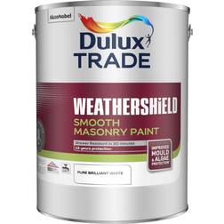 Dulux Trade Weathershield Smooth Concrete Paint Pure Brilliant White 5L