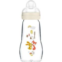 Mam Glass Bottle 260ml Silk Teat