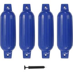 vidaXL Boat Fender 4 Pcs Blue 41 x 11.5 cm