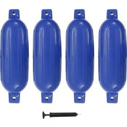 vidaXL Boat Fender 4 Pcs Blue 58.5 x 16.5 cm