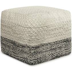 Simpli Home Macie Collection AXCODPF-11GW Pouffe