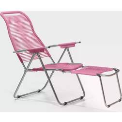 Fiam Chaise Longue Spaghetti - Rose - Aluminium