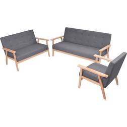 vidaXL Soffgrupp 3 Lounge-Set