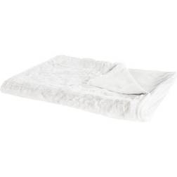 Beliani Tourza Filt Vit (220x180cm)