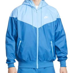 Nike Windrunner Hooded Jacket Men - Dark Marina Blue/University Blue/White