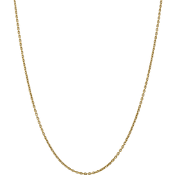 Bloomingdale's Solid Polished Cable Chain Necklace - Gold