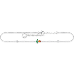 Thomas Sabo Anklet pineapple silver multicoloured AK0022-166-7-L27V