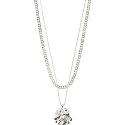 Pilgrim 12224-6001 Willpower Curb & Coin Necklace