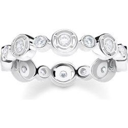 Thomas Sabo Ring circles with white stones silver white TR2256-051-14-58