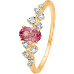 Mads Z Leonora Ring ct. Gold w. Pink Turmalin & 0,25 1546122-56