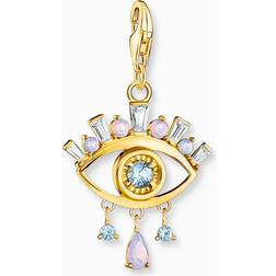 Thomas Sabo Charm Club Gold Plated Eye Charm 1926-971-7