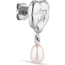 Jane Kønig Drippy Earstud With Pearl Pendant