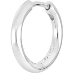 Nordahl Andersen Creol Sterling Silver Hoop - Röd/Silver