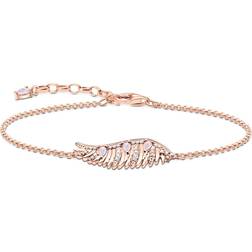 Thomas Sabo Phoenix Wing Bracelet - Rose Gold/Pink