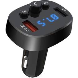 Xo Transmiter FM BCC03 Bluetooth MP3 Car Charger 18W